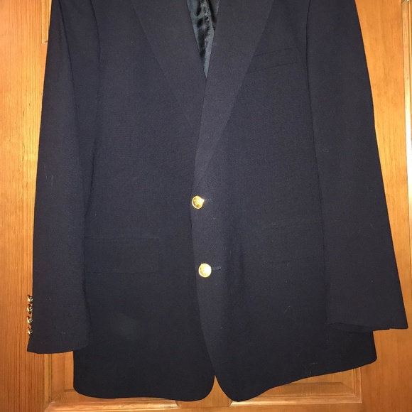 Polo by Ralph Lauren Men’s Blazer Sport Coat, Sz 46L, Navy Blue - Picture 2 of 4